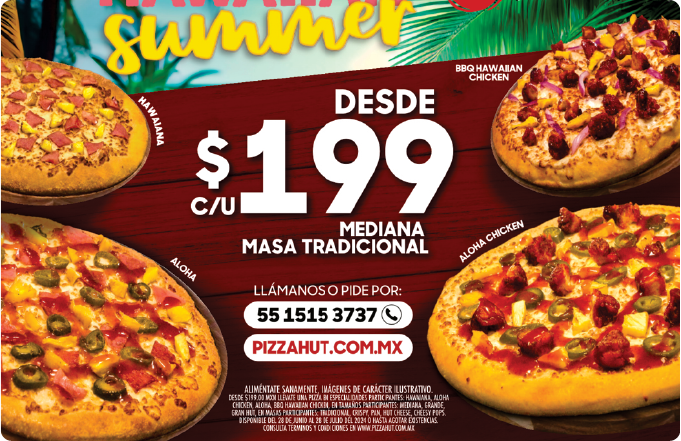 Pizza Hut Hawaiian Summer